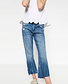 Zara mid-rise bootcut jeans